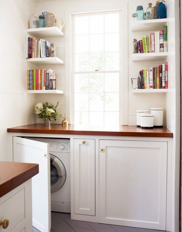 Creative ways to hide a washing machine in your home  9