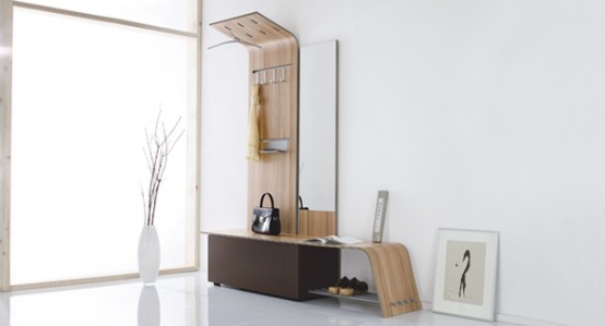 Curved Modular Hallway Furniture Set – Elli by Jannis Ellenberger