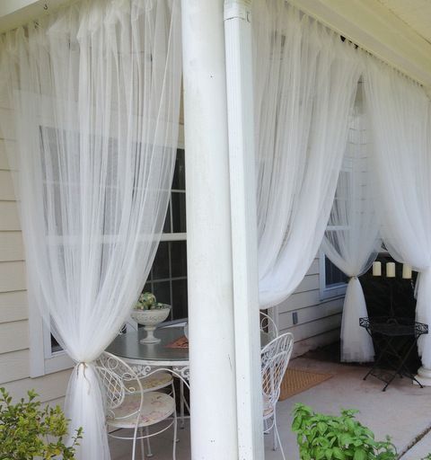 mosquito net curtains you may cover your space with -  avoid any bugs using them