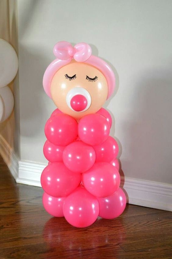 Cute balloon decor ideas for baby showers  1