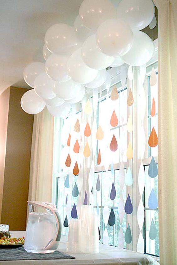 Cute balloon decor ideas for baby showers  16