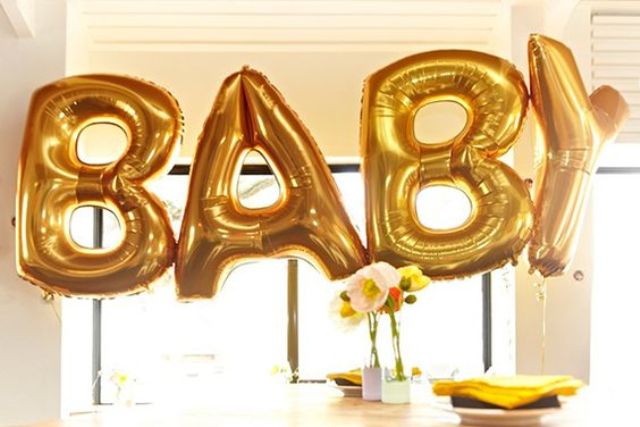 Cute balloon decor ideas for baby showers  3
