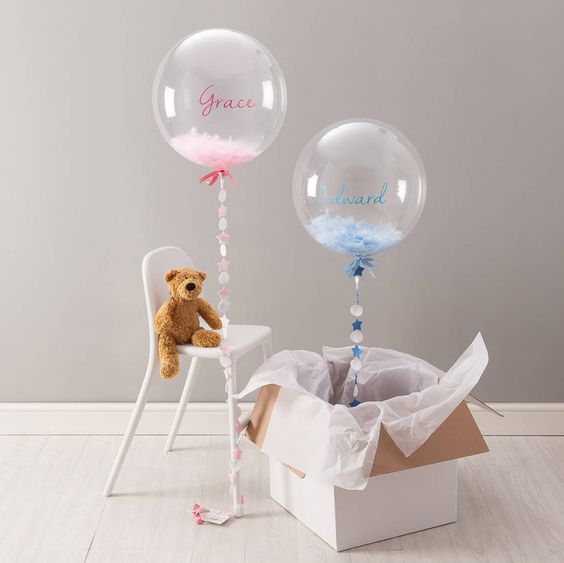 Cute balloon decor ideas for baby showers  8
