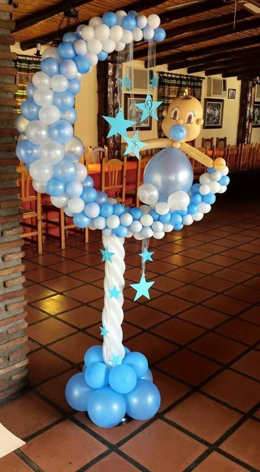 Cute balloon decor ideas for baby showers  9