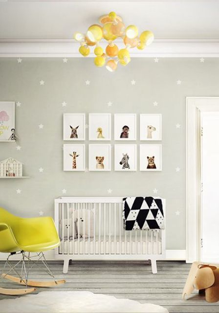 Cute mid century modern kids rooms decor ideas  10