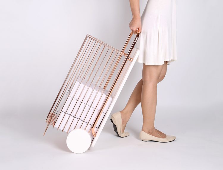 Cute Wago Trolley Table For Indoors And Outdoors