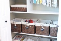 basket boxes are great to organize anything from toys to clothes and shoes
