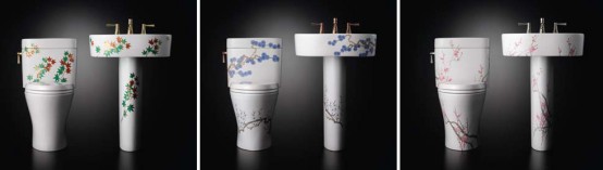Decorative Luxury Toilets and Washstands – Miyabi from TOTO