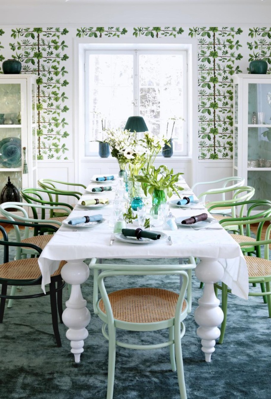 Dining Rooms Inspired By Spring Itself