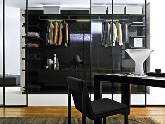 Doc Mobili Walk In Closet With Glass Doors