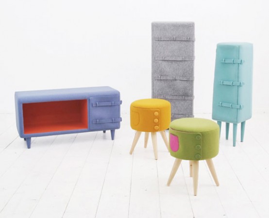 Creative and Cozy Dressed Up Furniture