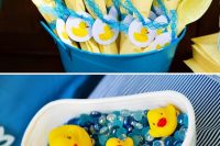 duck decorations for a boy baby shower
