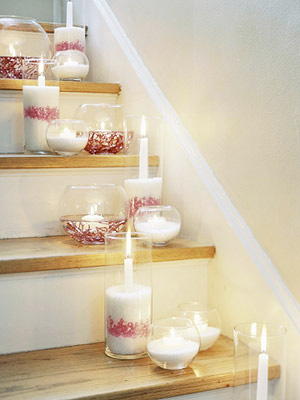Easy holiday candles decor  1