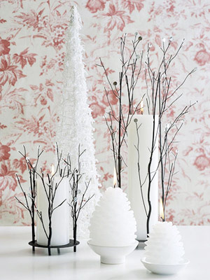 Easy holiday candles decor  5