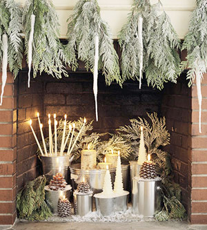 Easy holiday candles decor  6