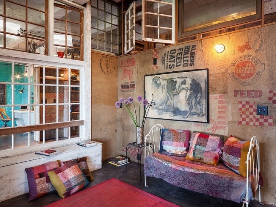 Eclectic Loft In A Crazy Mix Of Styles And Colors