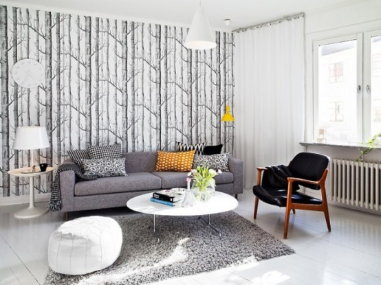 Elegant And Functional Swedish Living Space For A Modern Family