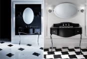 Elegant Furniture For Black And White Bathroom By Devondevon