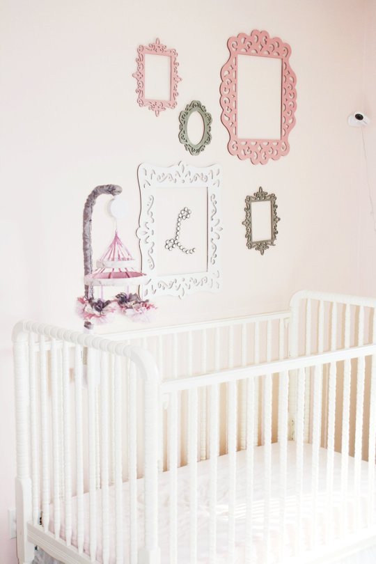Elegant Pale Pink Nursery Design With Delicate Details