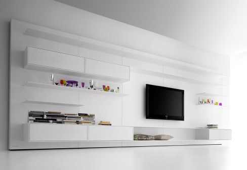 Elevenfive White Minimalist Wall System