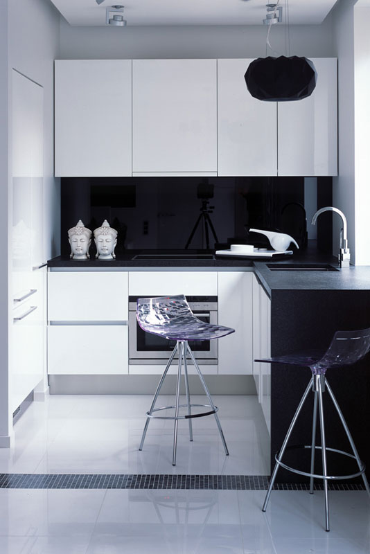 Contemporary Black & White Interior Design for a Girl