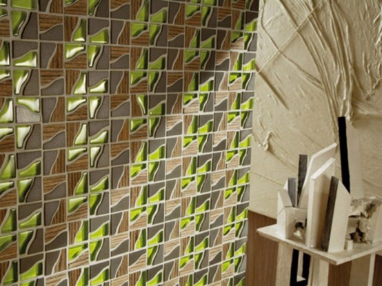 Exclusive Decorative Wall Tiles In Solid Wood