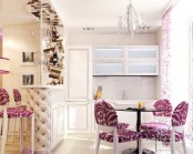 Exquisite Feminine Apartment Decorated With Pure Taste