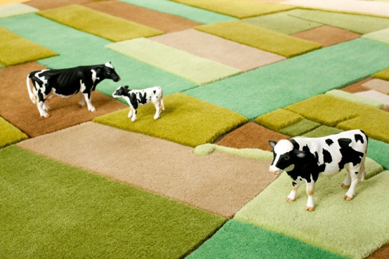 Farmville Inspired Carpet by Florian Pucher