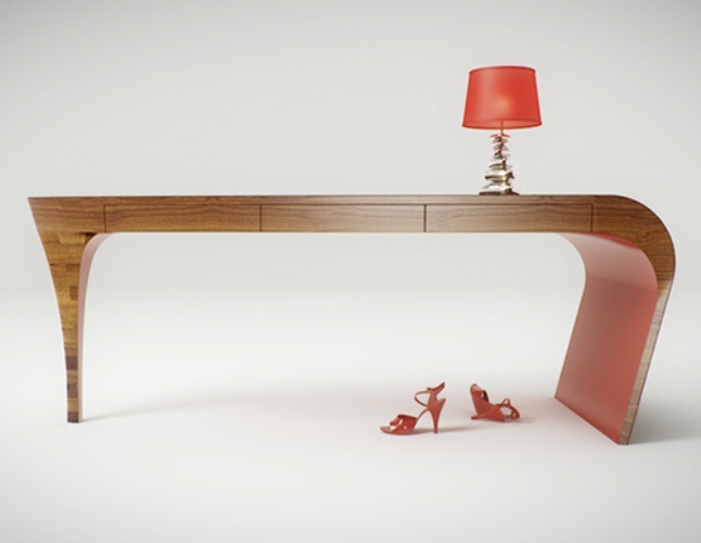 Feminine Table Design Stiletto Splinter Works