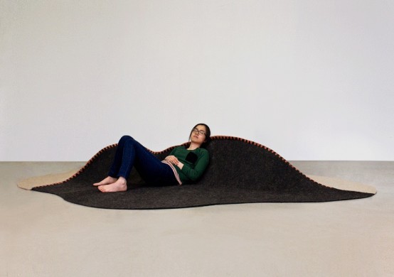 Foam Furniture And Mountain-Inspired Chair By Susan Qiu
