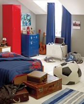 Football Inspired Boys Room