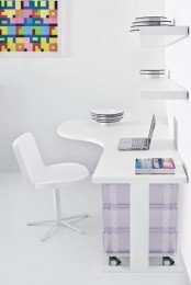 Forma White Desk