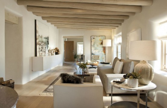 Fresh Take On Traditional Mexican Style Santa Fe House