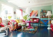 Fun And Colorful Living Room Design