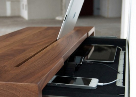 Functional Interactive Shelf For Devices