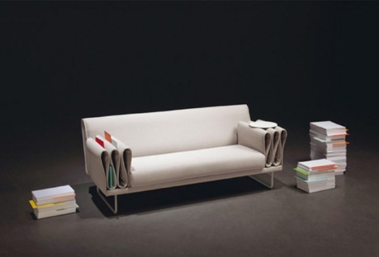 Functional Tri Folds Sofa For Hiding Items