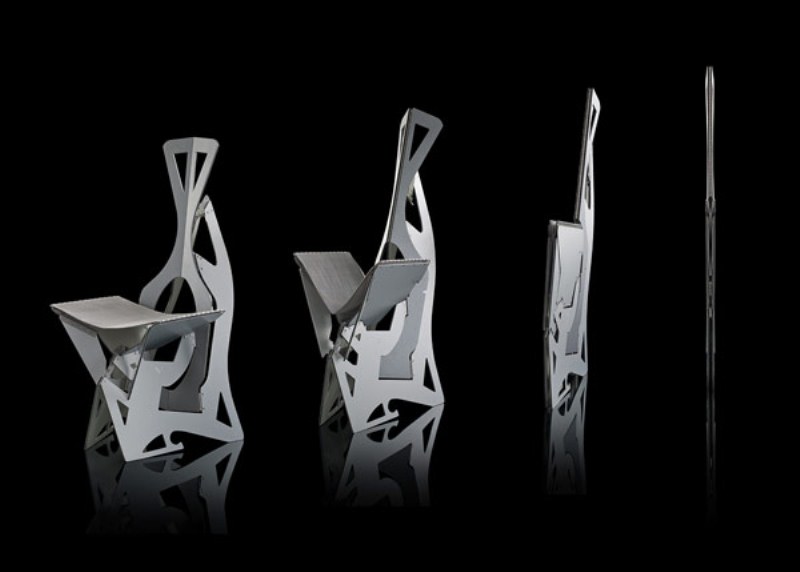 Futuristic And Ergonomic Leaf Folding Chairs