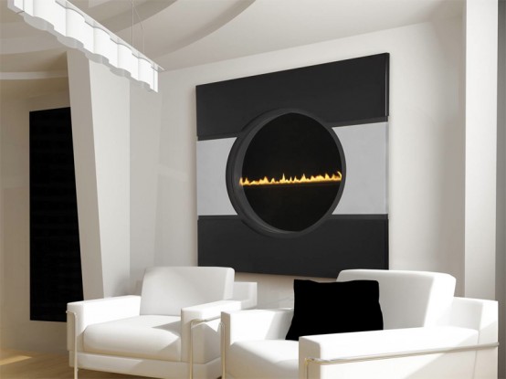 Futuristic Fireplace