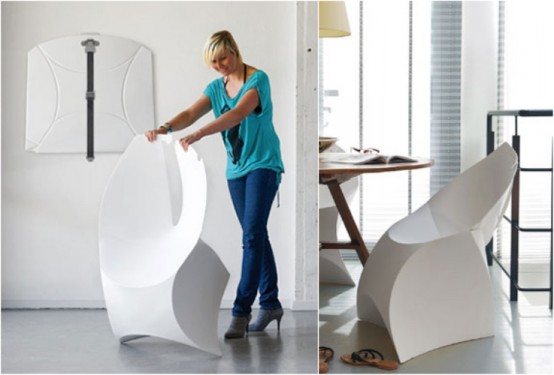 Futuristic Folding Office Chair