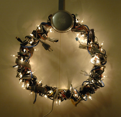 Geek Christmas LED Wreath
