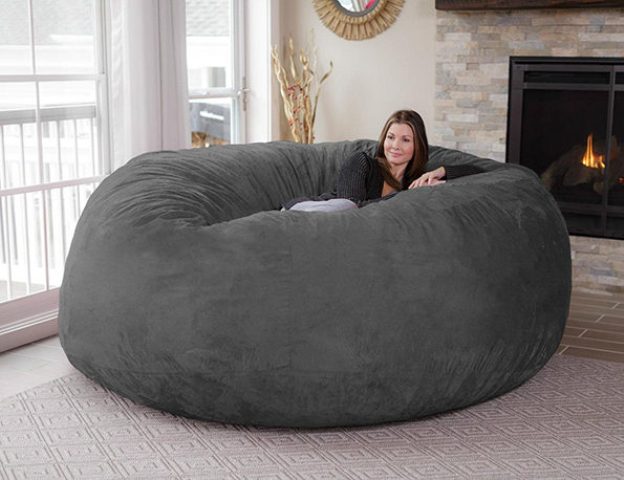 Giant cozy chill bean bag to curl up inside  1