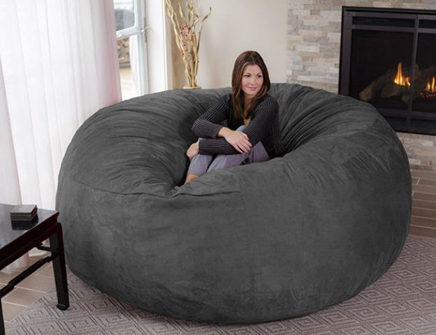 Giant cozy chill bean bag to curl up inside  2