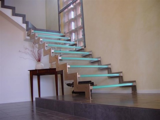 10 The Most Cool Glass Staircase Designs