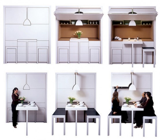 10 Compact Kitchen Designs for Very Small Spaces