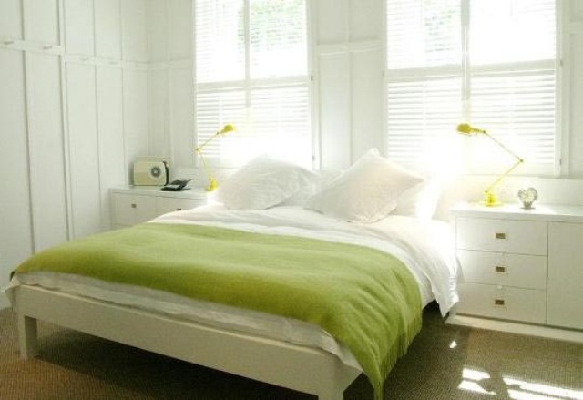 Green Accents In Bedrooms