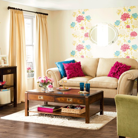 Happy Colorful Living Room