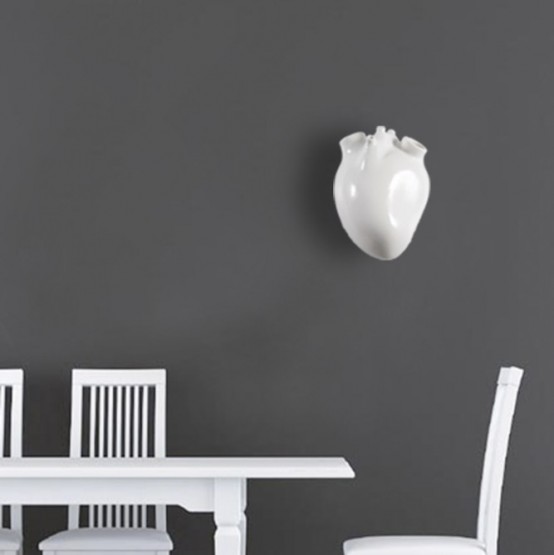 Heart Inspired Ceramic Wall Lamp