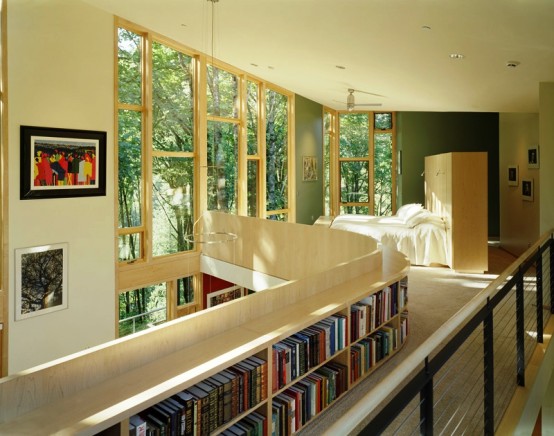 House With Clever Books Storage