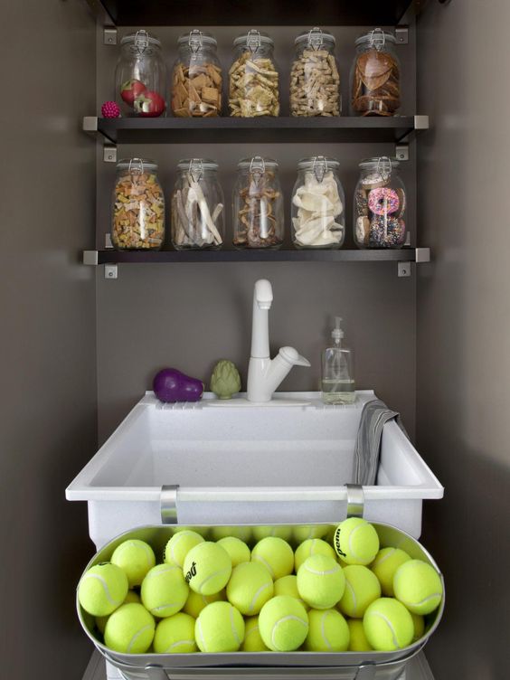 How to organize all your pet supplies comfortably ideas  6