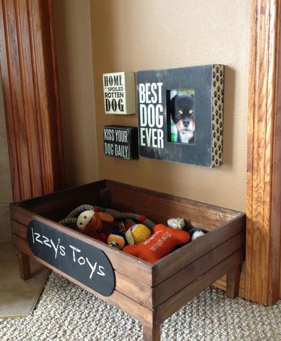 How to organize all your pet supplies comfortably ideas  9